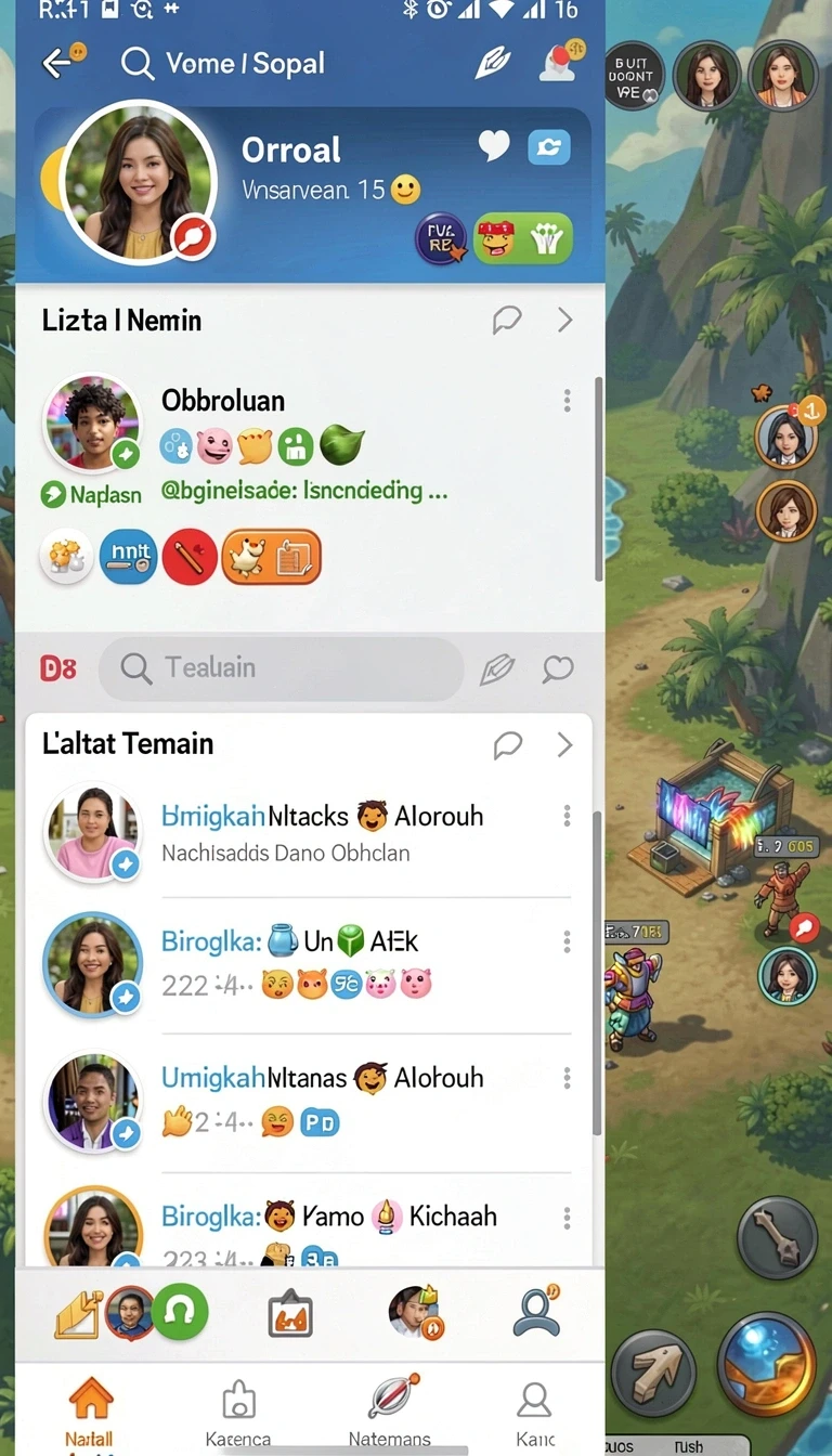 Cuplikan layar menu unduhan sl777 untuk perangkat Android